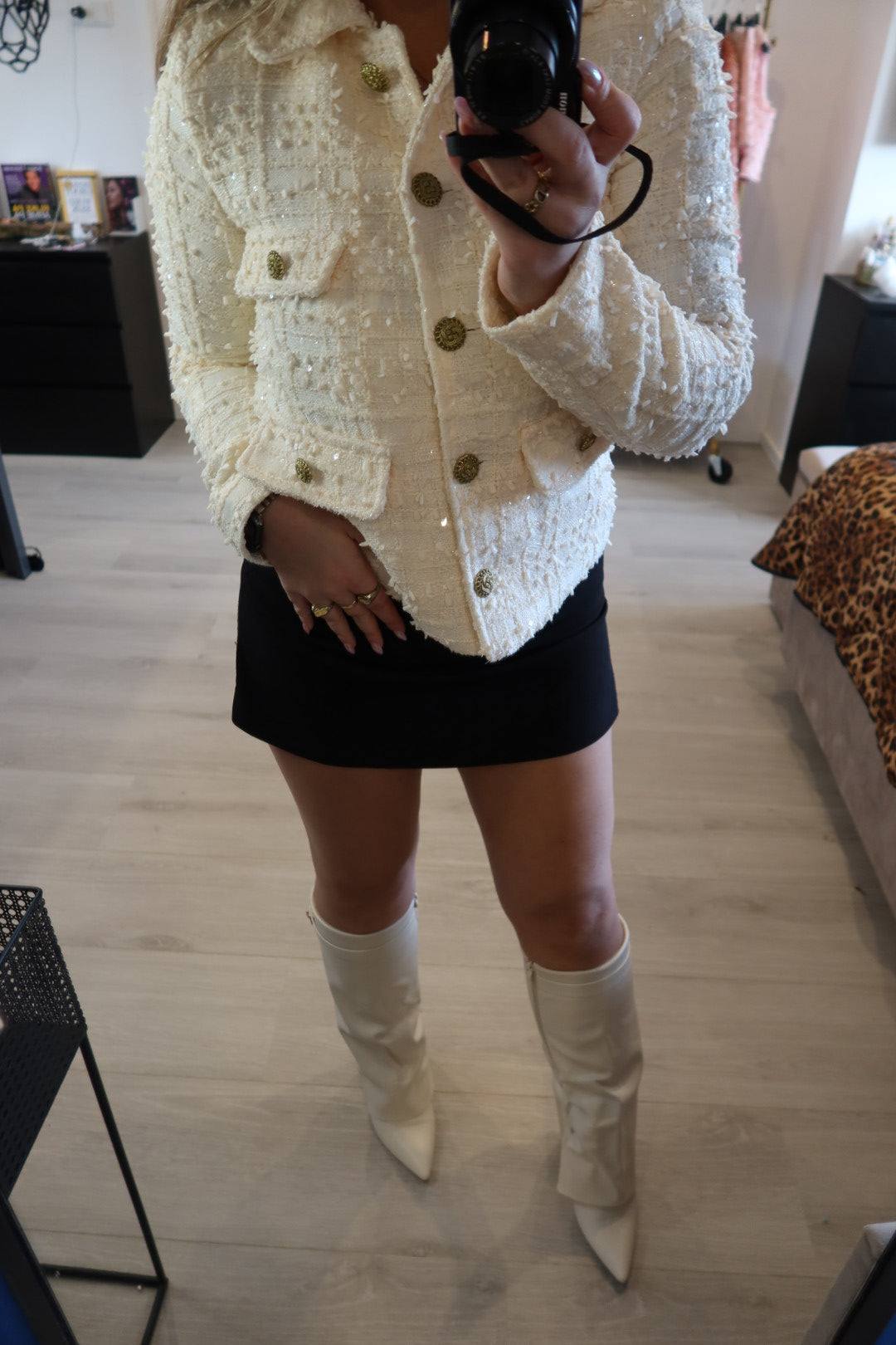 Kurtka Glamour Tweed