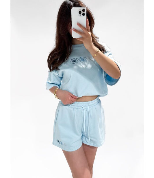 Blossom Lounge Set - Blauw