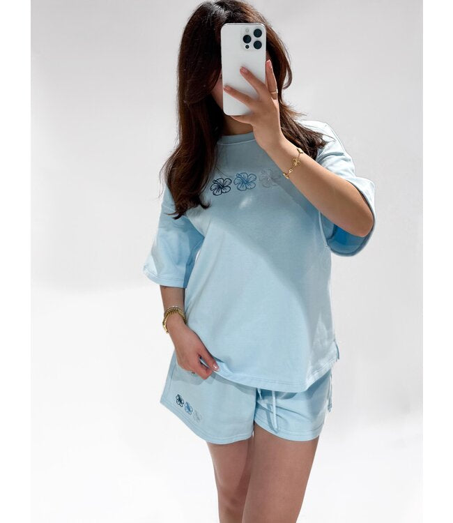 Blossom Lounge Set - Blauw