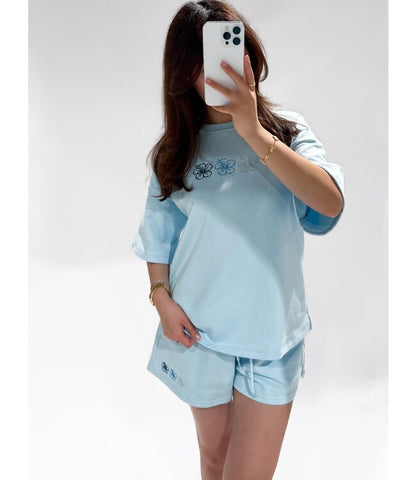 Blossom Lounge Set - Blauw